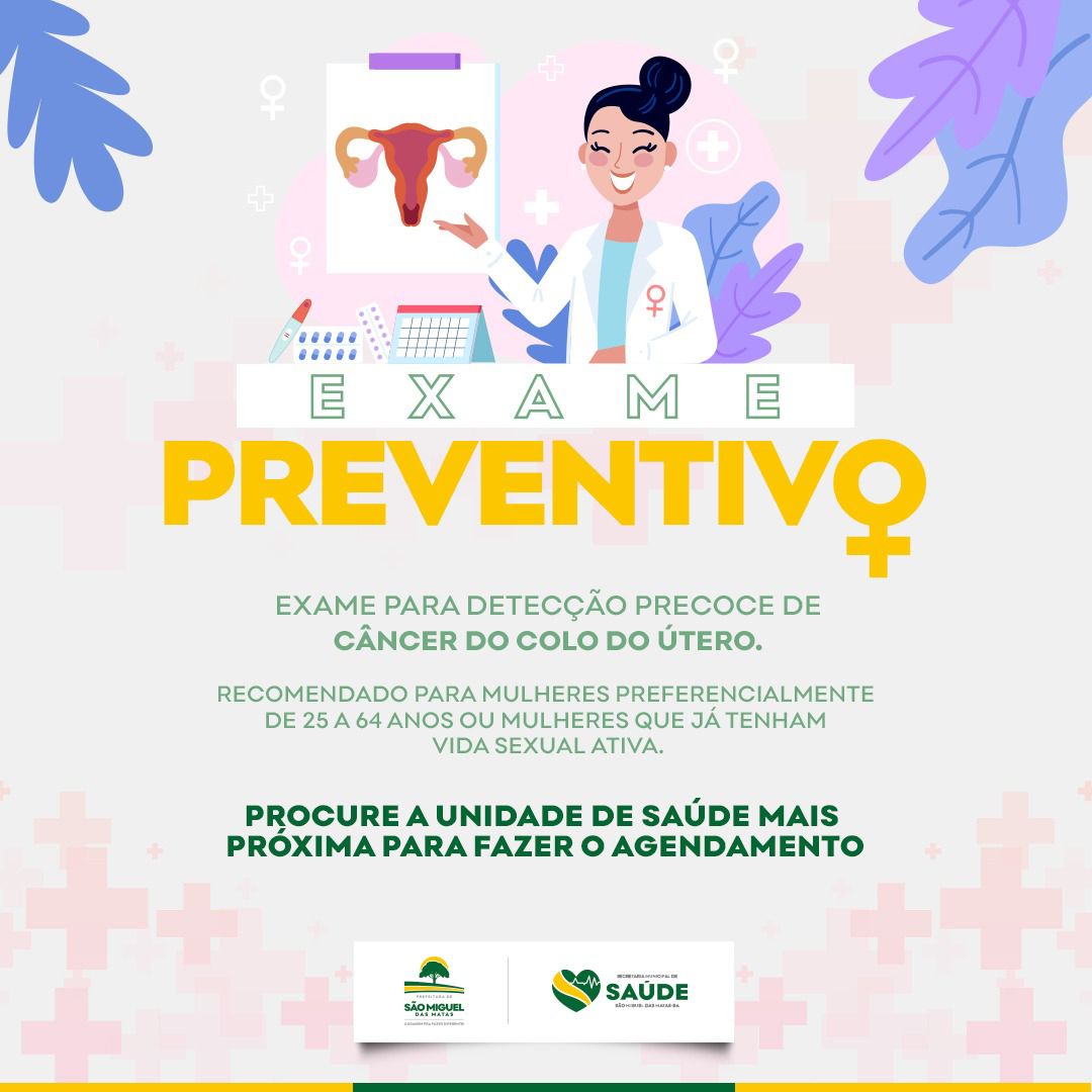 Secretaria de Saúde alerta as mulheres a importância do Exame Preventivo