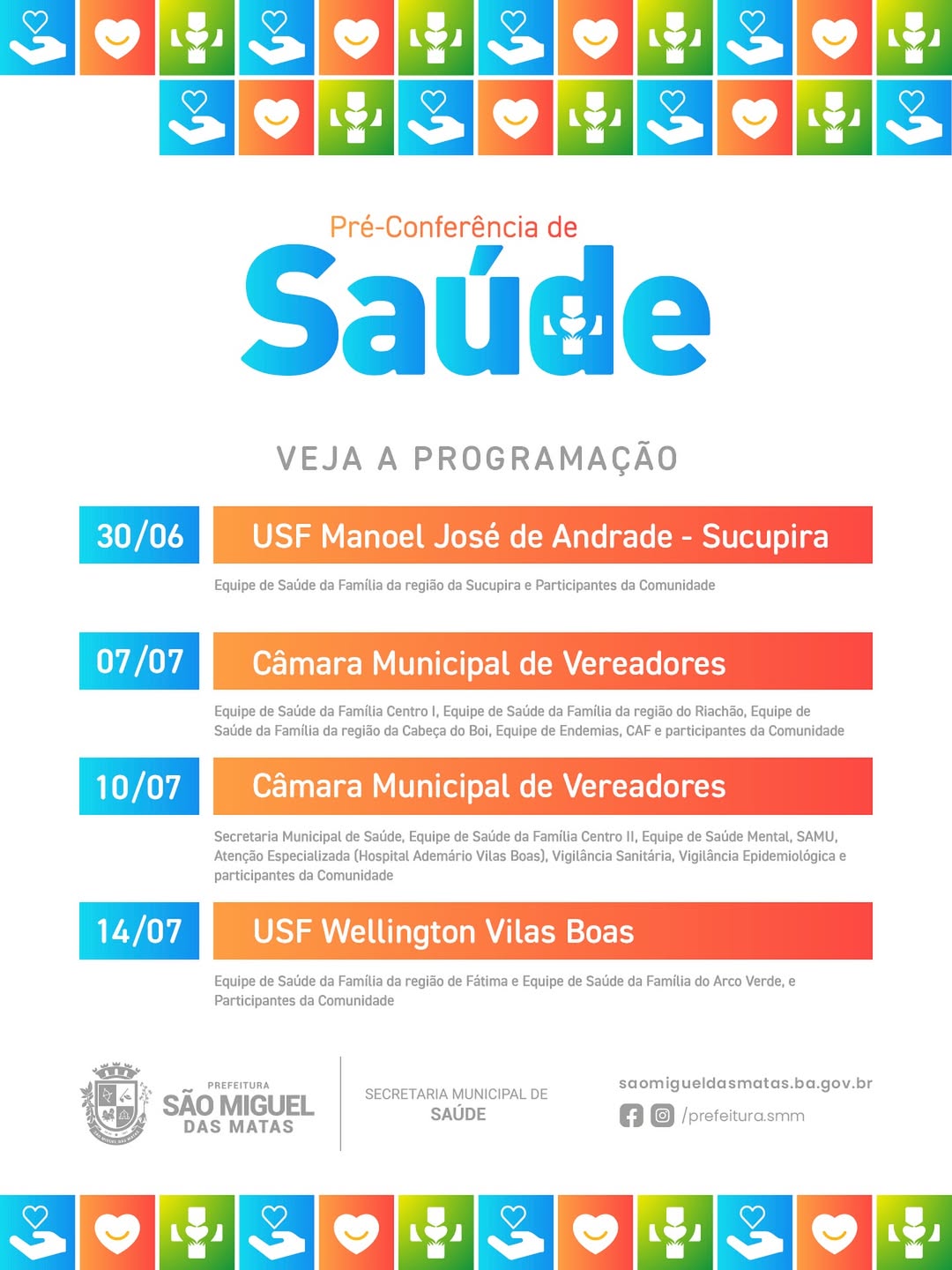 Pré-Conferência de Saúde para Debater Melhorias na Saúde Pública