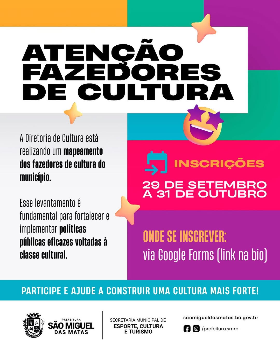 Fortalecendo a Cultura de São Miguel das Matas: Um Compromisso com a Arte e os Talentos Locais